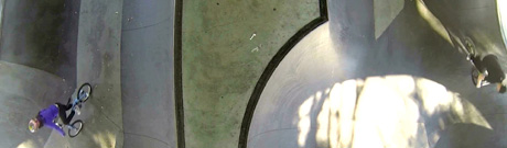 Flow and frenzy of skaters at Chuck Bailey